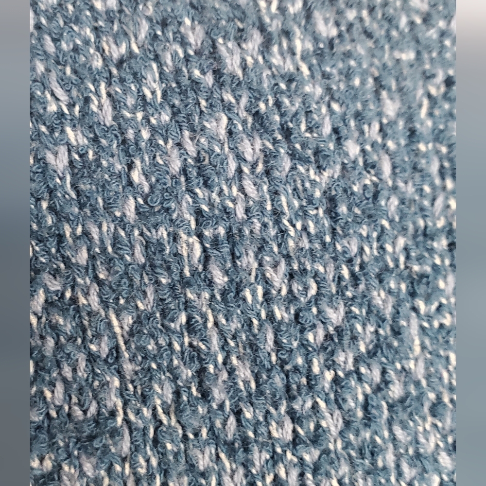 Free People -size S- Pullover"See Me"In Blue Knit Textured Fabric Material - Picture 11 of 11